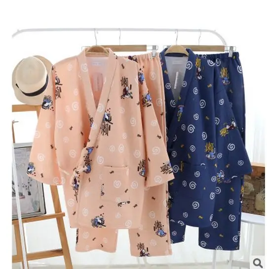 Winter Cotton Kimono Floral Pajamas Japanese Kimono Yukata Japanese