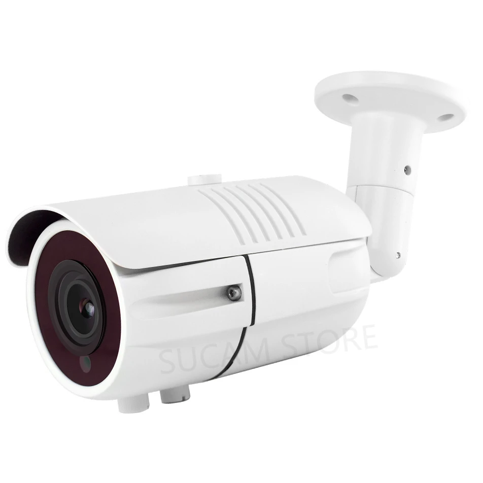SUCAM Analog High Definition 4MP Varifocal Camera 2.8-12mm Adjustable Lens Home Outdoor AHD Surveillance Security Camera Outdoor 2