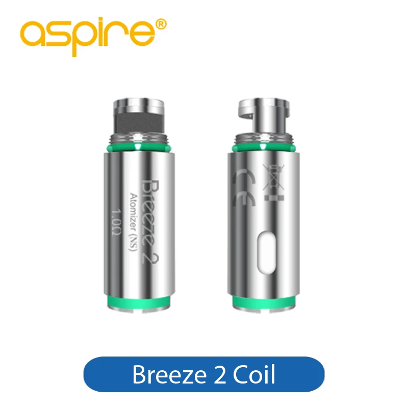 Original Aspire Breeze 2 coil 1.0ohm U-tech Breeze 2 replacement Atomizer Head E Cigarette Coil Evaporator for Breeze 2 AIO Kit