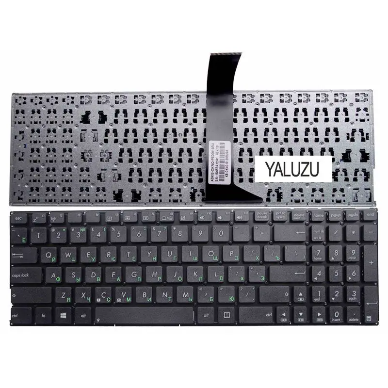 YALUZU русской клавиатуры ноутбука для Asus K550 A550 Y581 X550V X552C X550 X550C X550L F501 F501A F501U Y582 S550 D552C x550KD ру