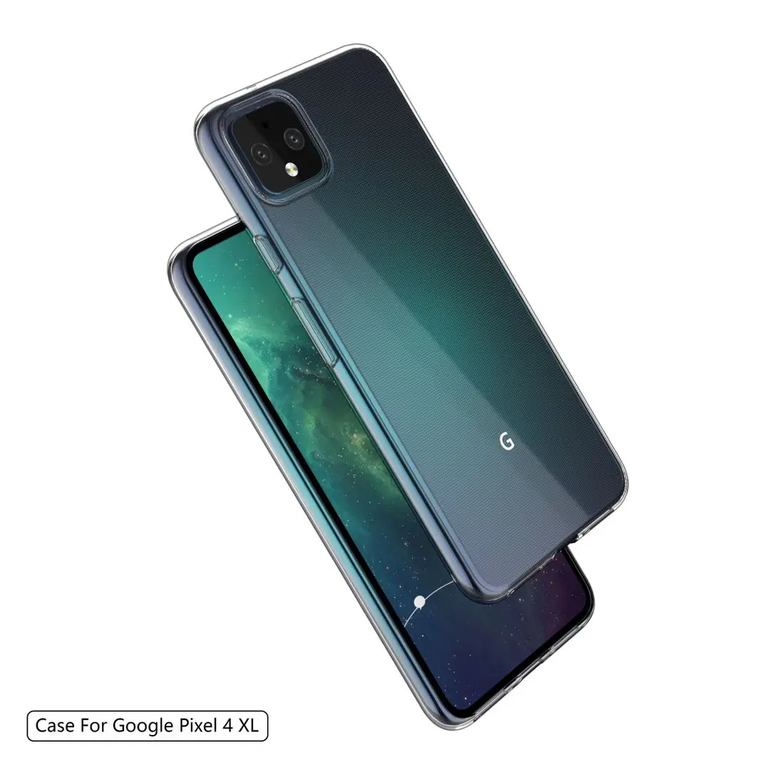 100 шт./лот для Google Pixel 4 XL 4XL чехол для телефона Ультратонкий прозрачный термопластичный полиуретан силиконовый чехол Coque Fundas Capa Pixel4 Pixel4XL