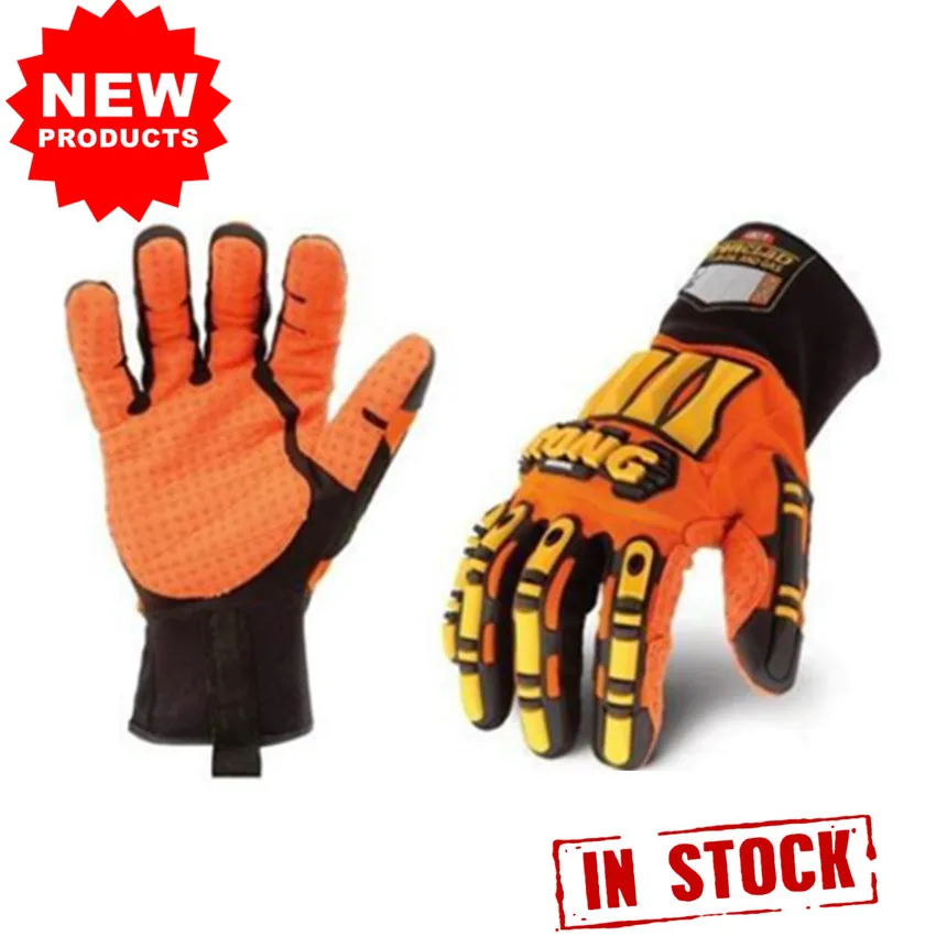 Oil Glove Work Heavy Duty Impact Protection Hi Vis Oil Safety Gloves