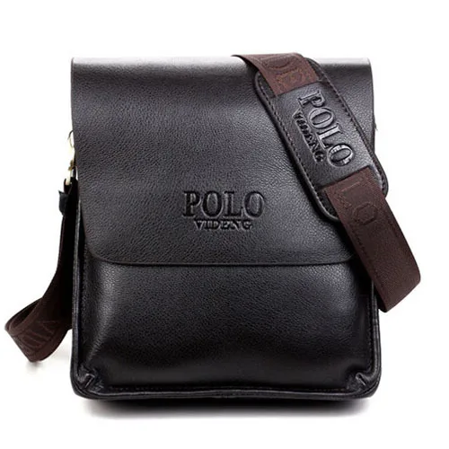 Hot sale POLO brand messenger bag men's bag over his shoulder PU