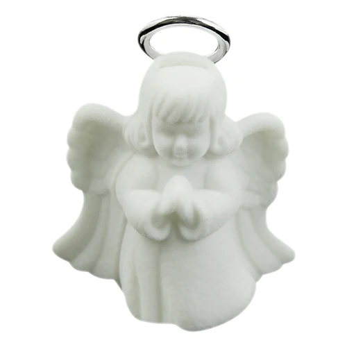 

Rings Necklace Display Box Jewelry Container Angel Pattern Mini Storage Case