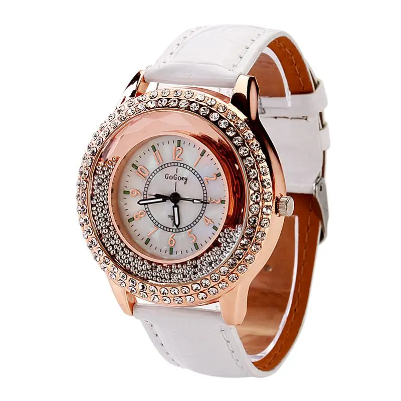 Модные женские часы Топ Модные наручные часы роскошные круглые часы для девушек классические Легко читаемые женские часы горячая Распродажа reloj mujer