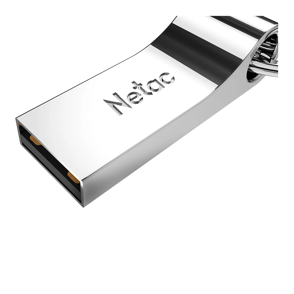 Netac USB флеш-накопитель 8 ГБ 16 ГБ 32 ГБ 64 Гб USB2.0 Мини-флеш-накопитель карта памяти металлический брелок USB флеш-накопитель Водонепроницаемая флешка