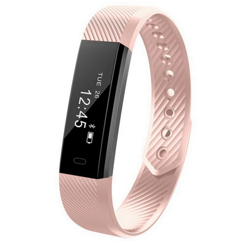 Id115 умный Браслет фитнес-трекер Шагомер Bluetooth Smartband спортивный браслет
