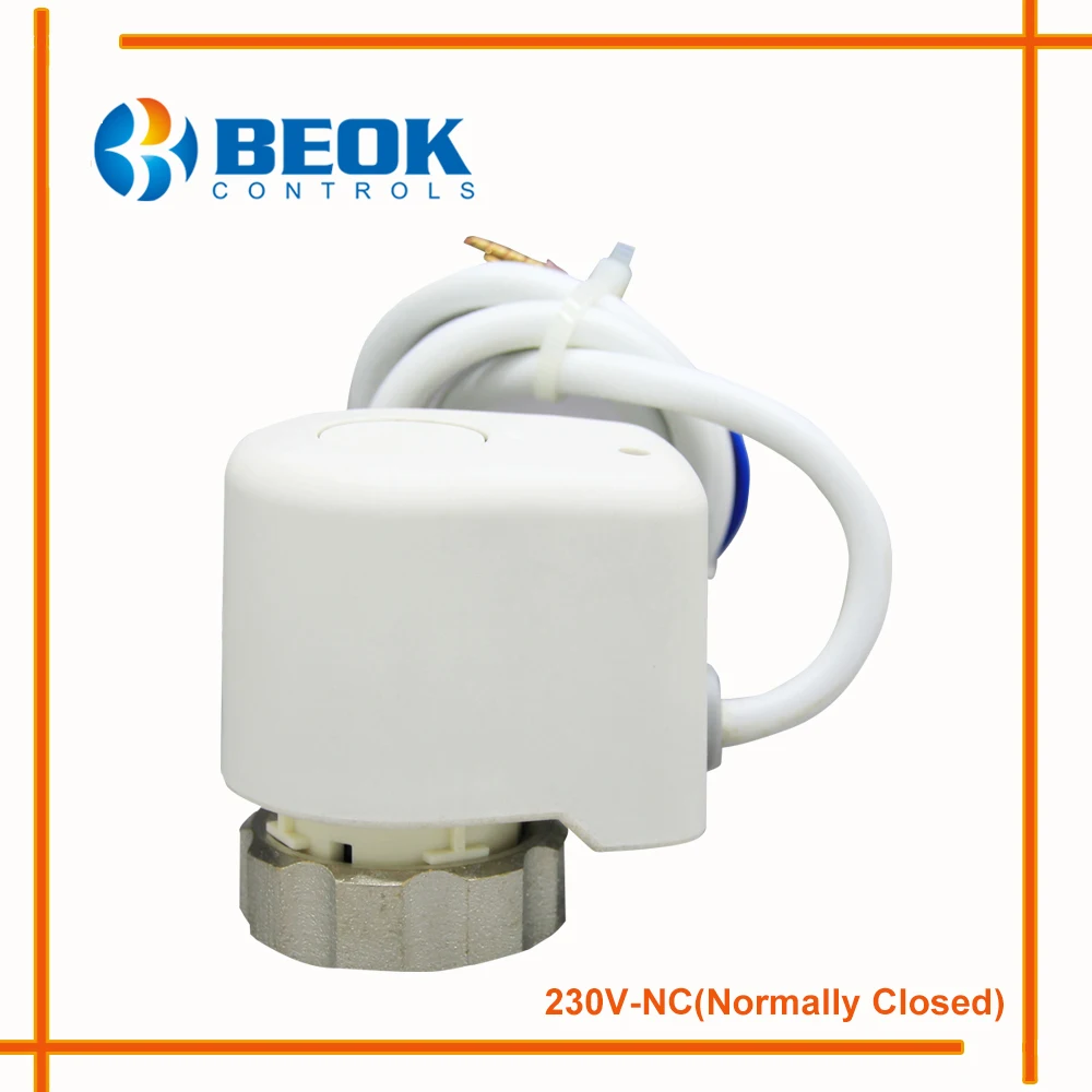 

Beok 220V RZ-AG Normally Closed NC Actuator for Water Heating System Thermal Electric Actuator