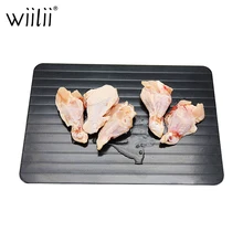 Aluminum Defrosting Tray Thaw Meat Frozen Food In Minutes Without Electricity Microwave Kitchen Tool