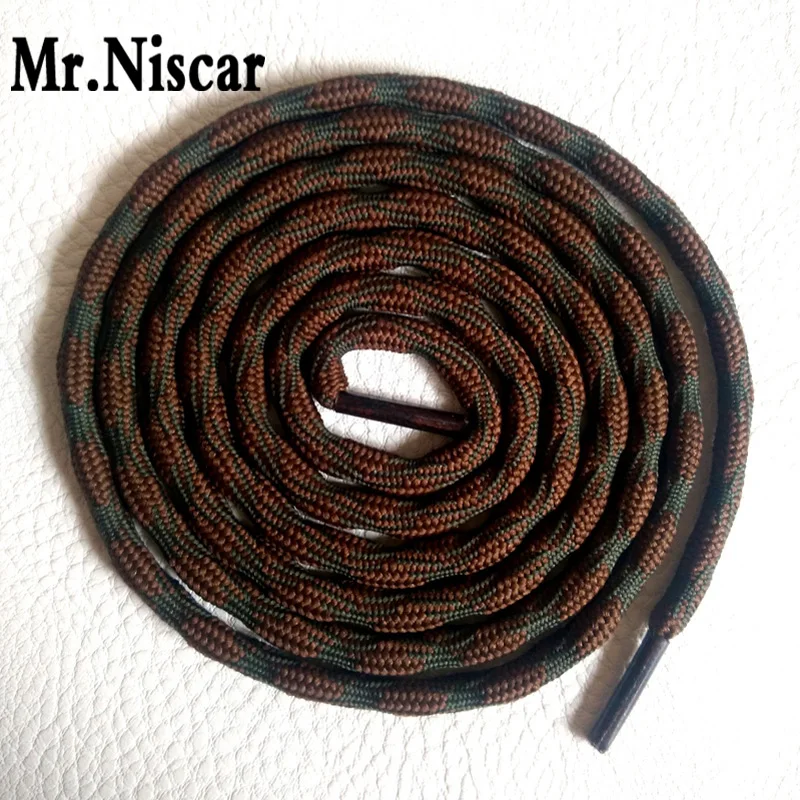 

Mr.Niscar 10 Pair Fashion Strong Anti-skid Wave Round Hiking Climbing Shoelaces Brown Outdoor Shoe Laces Shoelaces Shoes Rope