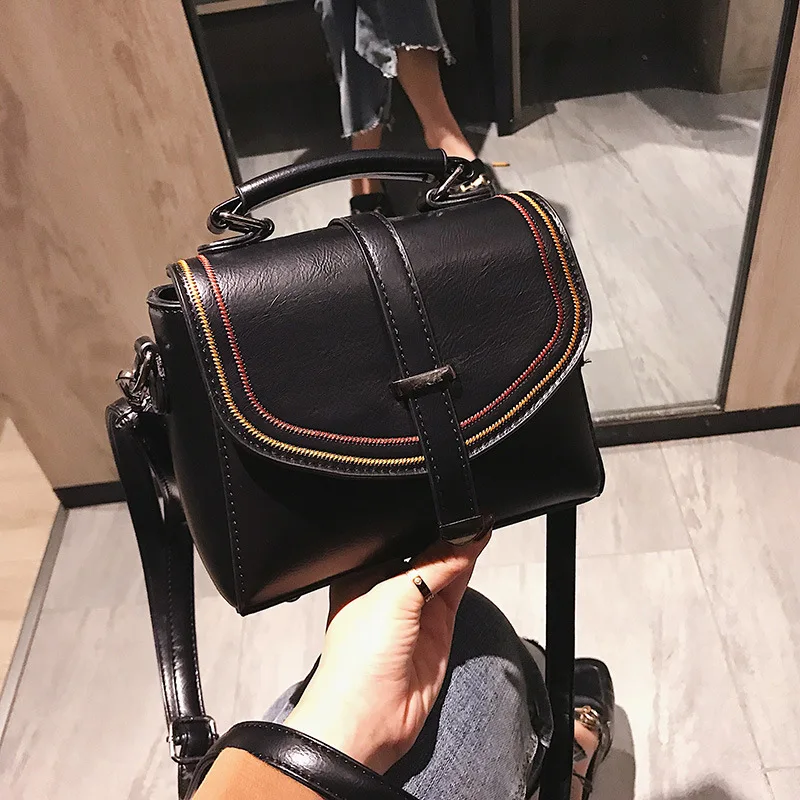 Carré Qualité Petit D'épaule rouge Pu Nouveau Rétro Dames 2018 Noir Sac rose Messenger d'autres De En Femmes Cuir Haute x6OnO0XT