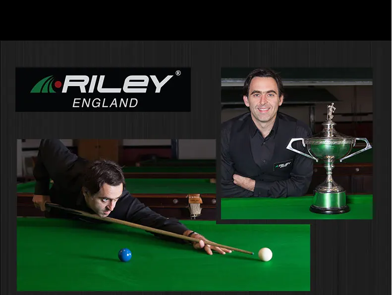 RILEY Limit O'Sullivan Signature Engraving 3/4 Snooker Cue Case Set 10mm Tip China