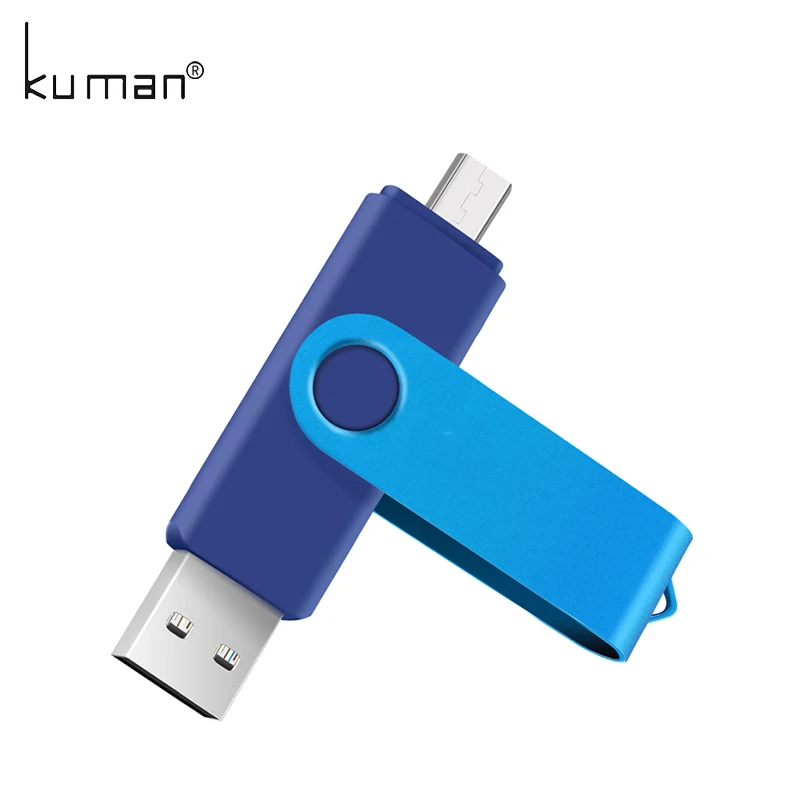 Kuman Usb OTG USB флеш накопитель для смартфонов/планшетов/ПК 4 ГБ 8 16 32 64 128