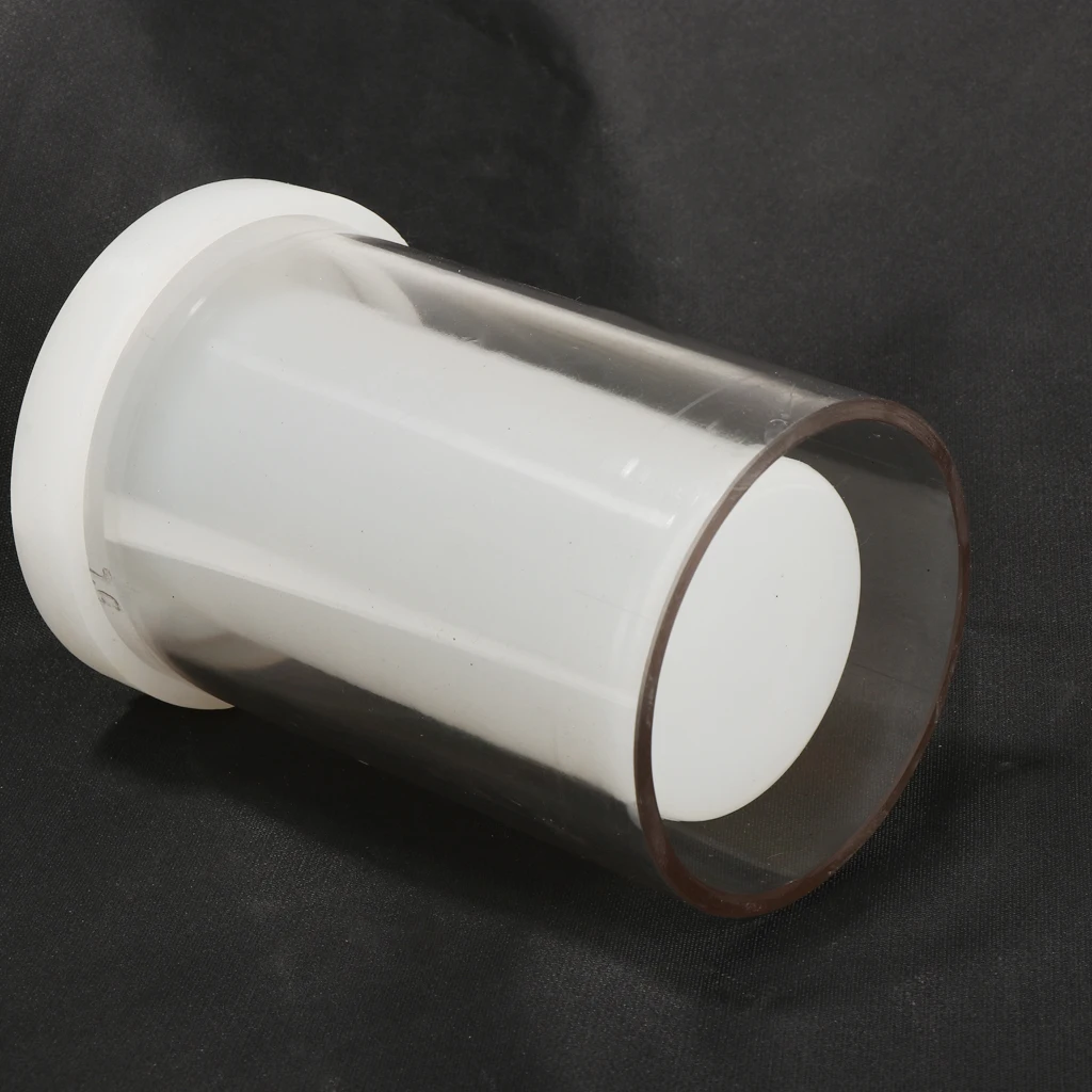 Hollow Plastic Candle Making Mould Mold for DIY Christmas Wedding Party Scented Candle 75x127mm with 500g Soy Wax