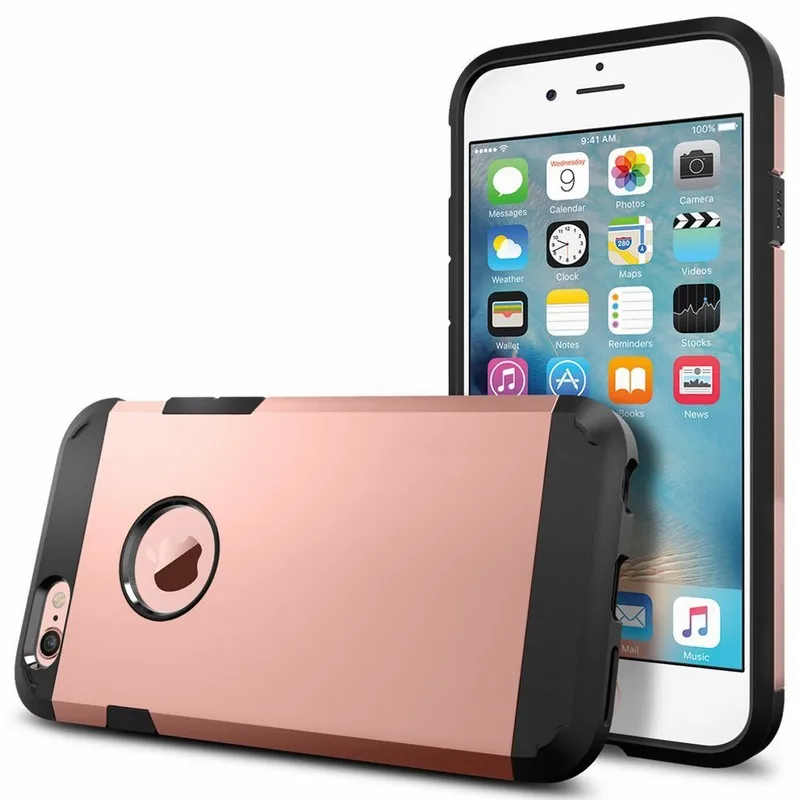 Tough-Armor-Case-For-Apple-iPhone-7-Plus-7plus-6-6S-5-5S-SE-4-4S-Protective-Cover-Cases-Brand-Mobile-Phone-Accessories-Rose-Gold-1 (6)