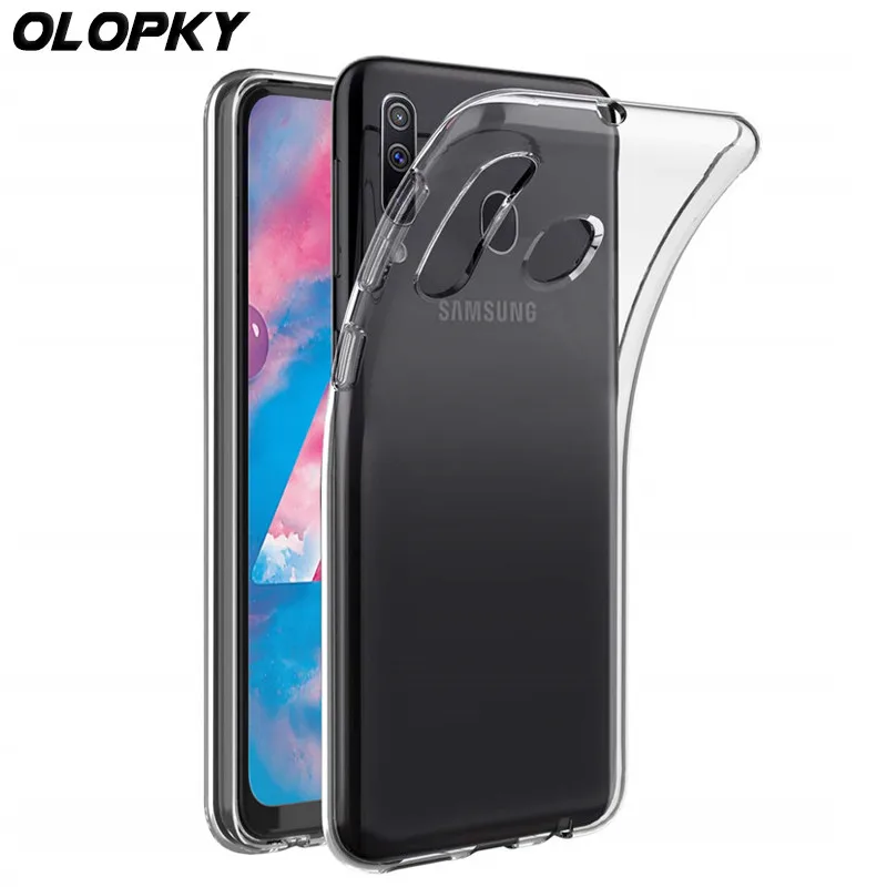 Transparent Soft TPU Case For Samsung Galaxy M30 Phone Silicone Cover M10 M20 SM-M305F/DS Clear |