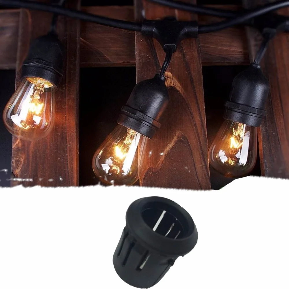 50PCS/SET Durable Use 10MM Lamp LED Diode Holder Black Clip Bezel Socket Mount Plastic Base | Освещение