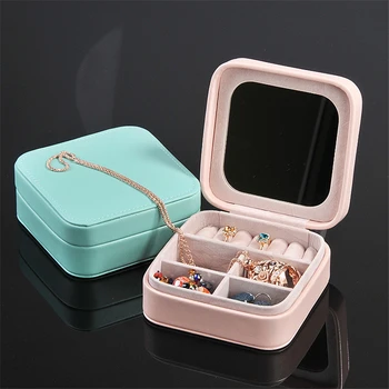 

LIYIMENG Jewelry Cosmetics Organizer Container Packaging Box Casket Box For Exquisite Makeup Case Boxes Graduation Birthday Gift