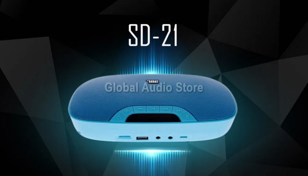 JBL SD-21 AUX в мини портативный открытый динамик с fm-радио TCard MP3