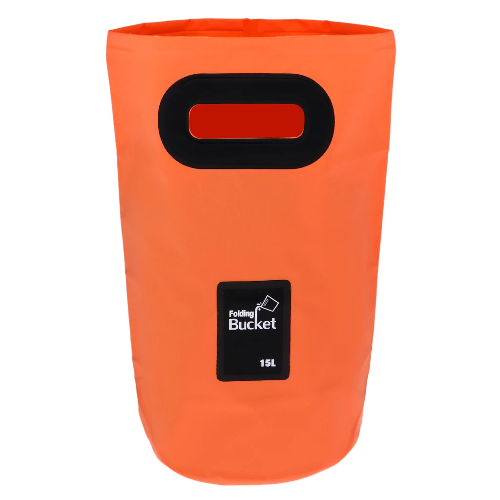 Foldable Camping Bucket Trash Can Living Room Garbage Bin Washing Laundry Picnic Lunch Bags For Women Kids 