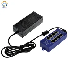 4 порта гигабитный poe-инжектор с 48 вольт питания PoE для 48 Вольт Ubiquiti и Mikrotik устройств, данных и питания в одном кабеле