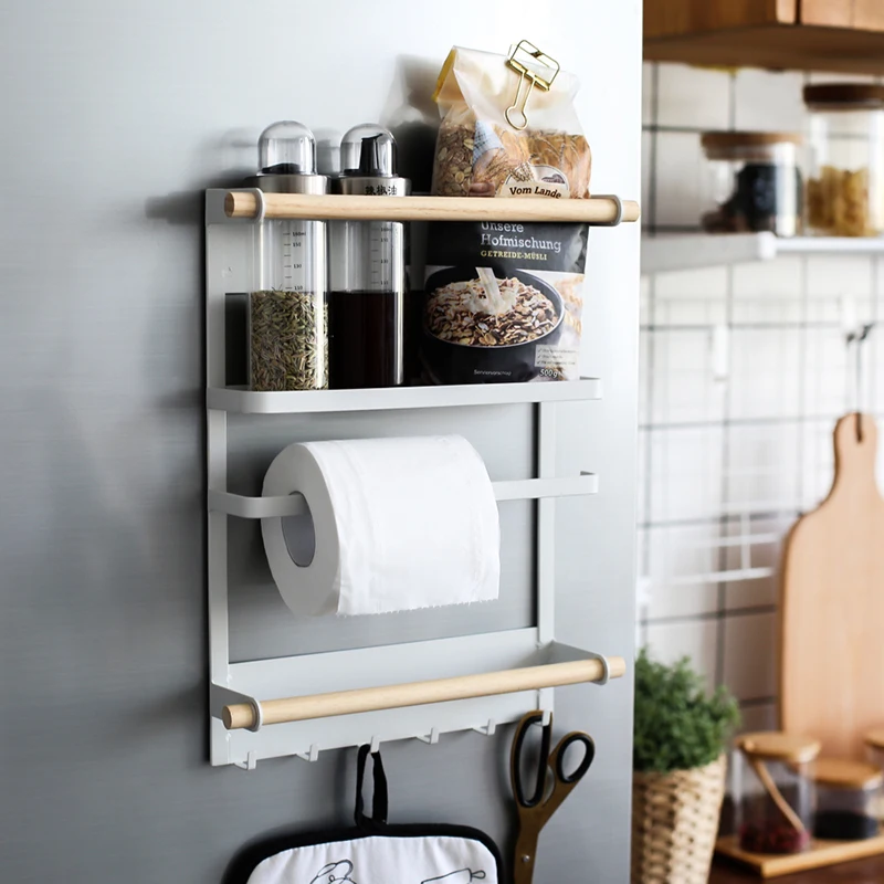 https://ae01.alicdn.com/kf/HTB1S8R8NrPpK1RjSZFFq6y5PpXan/Kitchen-Rack-Fridge-Magnetic-Adsorption-Organizer-Tools-Paper-Towel-Holder-Seasoning-Pot-Jars-Sundries-Storage-Rack.jpg