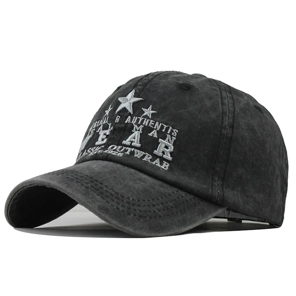 

New Summer Women Fashion Rayon Letter Casual Denim Hat Unisex Baseball Cap Topee Solid Color Hat One Size W30617