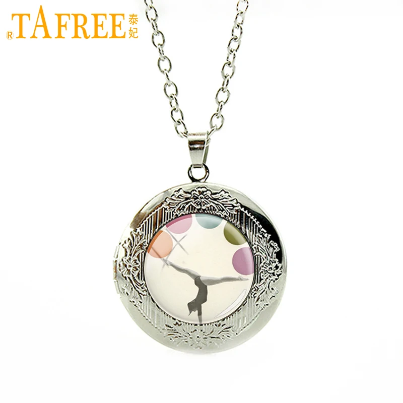 TAFREE elegant Gymnastics Necklace strength balance body control and
