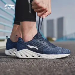 Li-Ning/мужские кроссовки с подушками LN ARC 2018; однотонные Тканные дышащие Спортивные кроссовки с дышащей подкладкой; ARHN083 SOND18