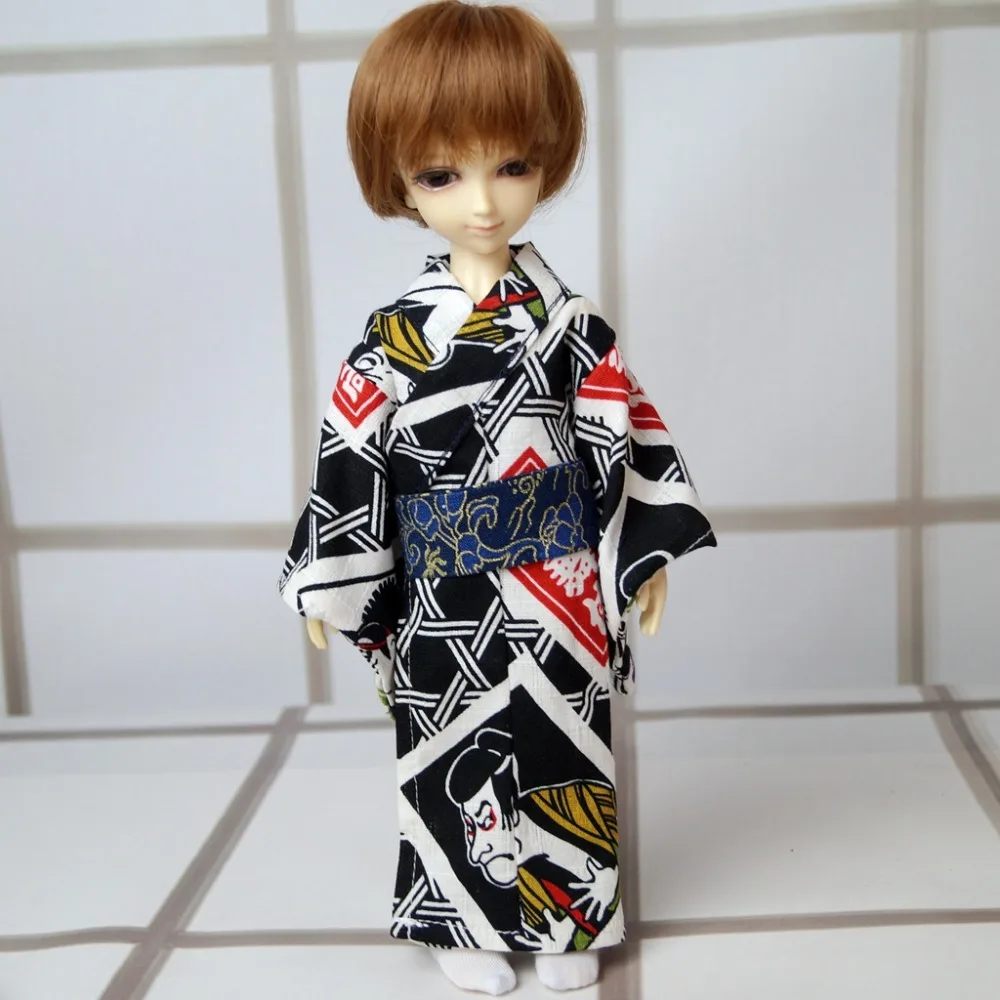 OOAK Japan Style Kimono Dress Outfits Clothing For 1/6 11&quot Tall Male BJD YOSD DK DZ AOD DD Doll Free Shipping | Игрушки и хобби