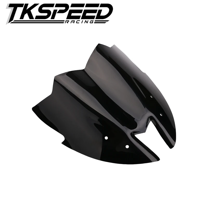 

Motorcycle Black Windshield WindScreen Viser VIsor new style Fits For kawasaki z800 2014 2015 2016 Double Bubble