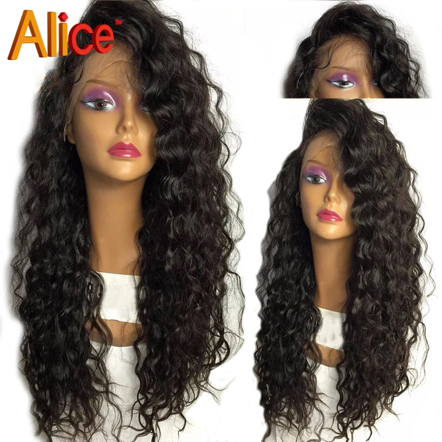 Kinky Curly Wigs Cheap 9A Human Hair Wigs For Black Women Peruvian Hair