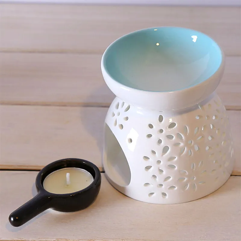

Candle Aromatherapy Furnace Essential Oil Lamp Romantic Creative Ceramic Incense Burners Bedroom Yoga Home Decor