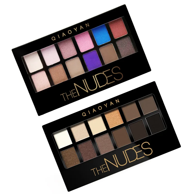 

2019 New Professional Eye shadow Cosmetic Matte Eye Shadow 12 Colors Make Up Set Nudes Palete Eyeshadow Palette Brighten