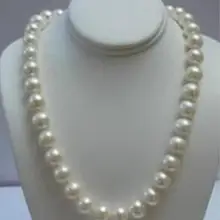 Горячая распродажа стиль >>>>> 8- 9 мм белый культивируют Akoya жемчужное ожерелье 17 ''