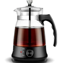 220 В 600 Вт 1Л спрей паровой чайник черный чайник полностью автоматическая изоляция Электрический чайник пищевой боросиликатное стекло