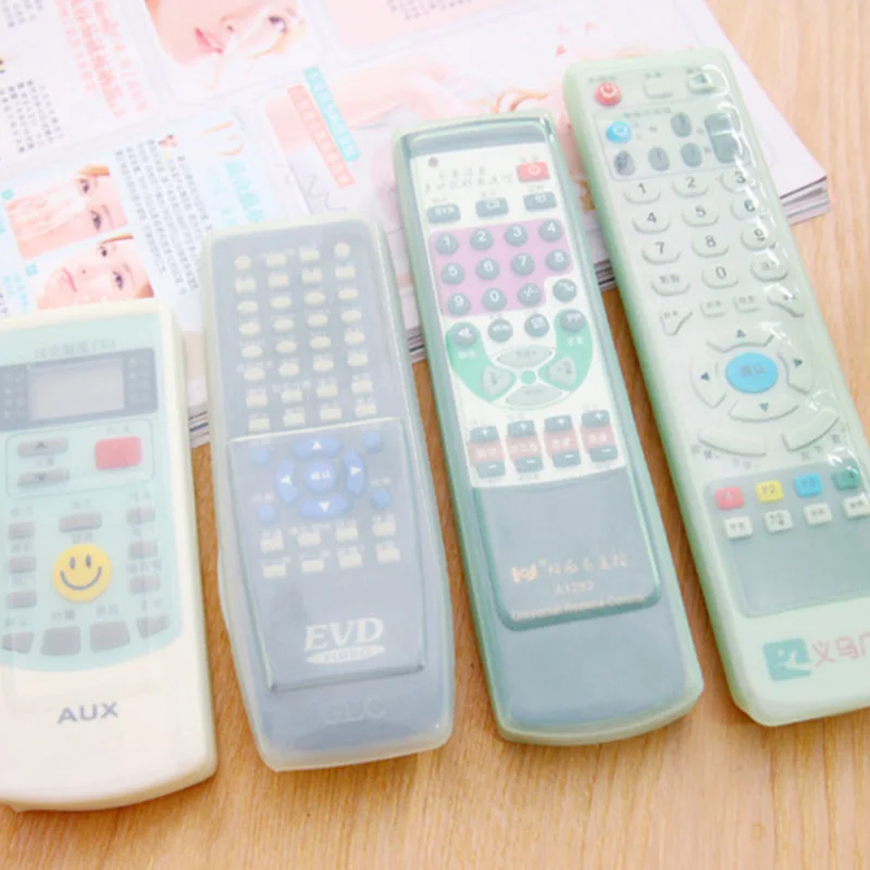 

1PCS Silicone TV Remote Control Air Condition Dust Cover Protective Case Cover Waterproof Dust Protective Storage Bag Organizer