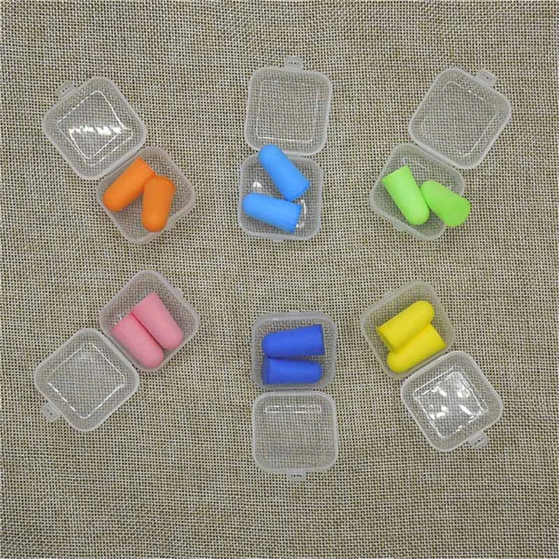 

Hot Sale Foam Soft Corded Ear Plugs Noise Reduction Earplugs Swimming Travel Protective Earmuffs Anti-noise Sleeping Plugs