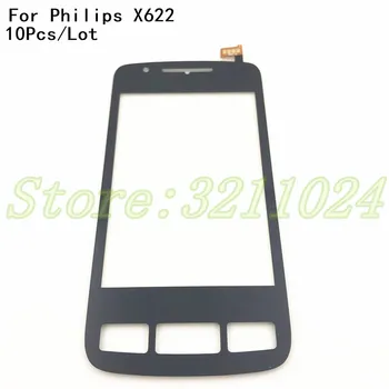 

10Pcs/Lot 3.2 inches Touch Screen Digitizer For Philips Xenium X622 Touchscreen Touchpad Touch Panel Lens Sensor With Logo
