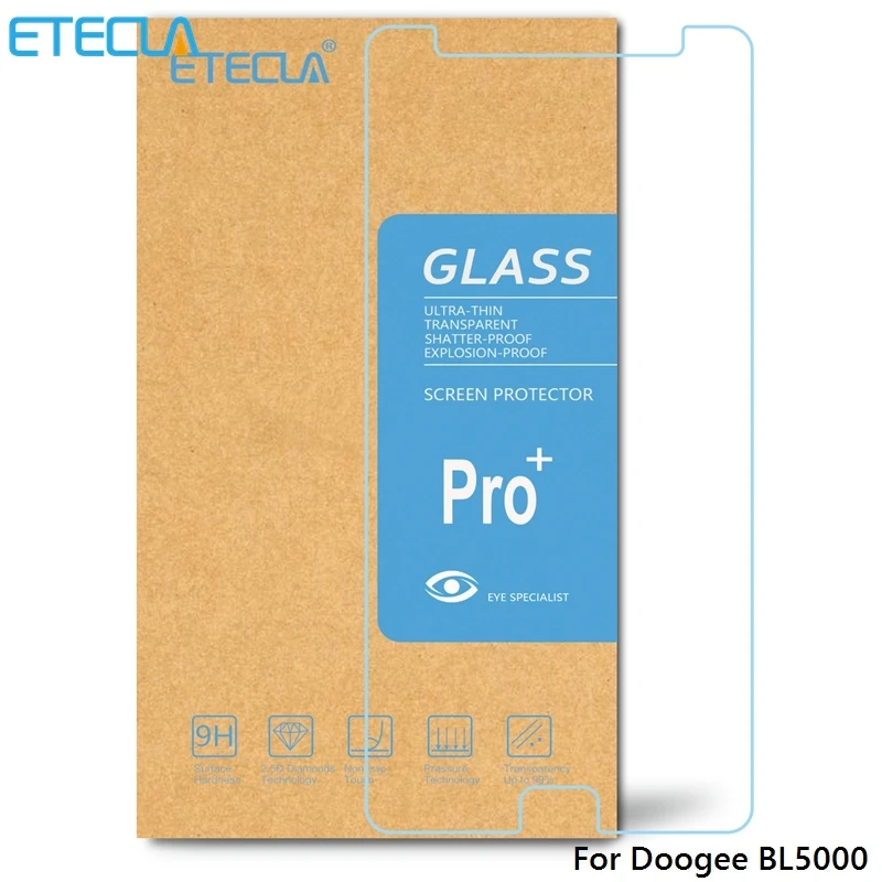 2PCS Doogee BL5000 Tempered Glass BL 5000 Screen Protector Case 0.26mm HD 2.5D Clear | Мобильные телефоны и аксессуары