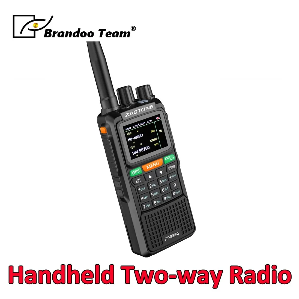 

GPS Walkie Talkie 10W High Power 999CH 3000mAh UHF 400-520 / VHF136-174MHz Ham CB Radio HF Transceiver.