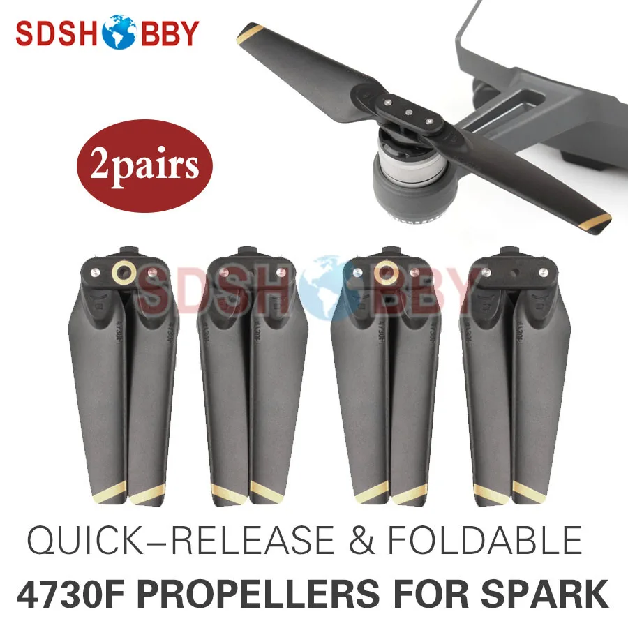 

Пропеллеры 4730F, быстросъемные складные винты для DJI SPARK, 2 пары