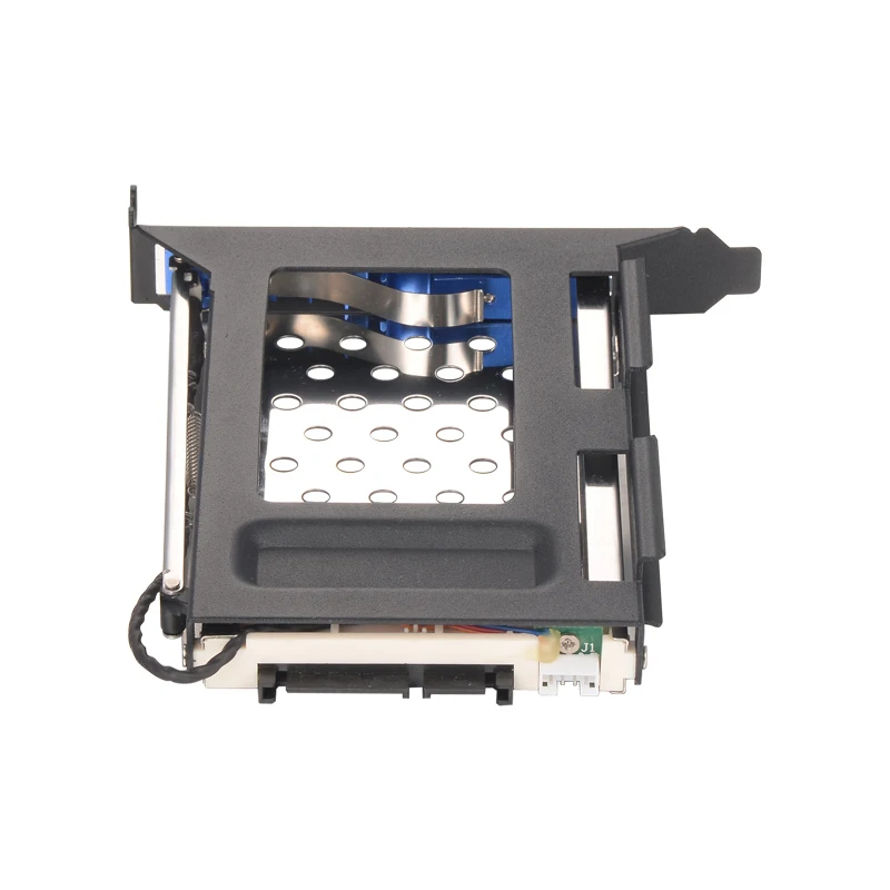  Azul todas las aleación de aluminio PCI Slot mobile rack soporte 25 pulgadas SATA HDD/SSD para la r
