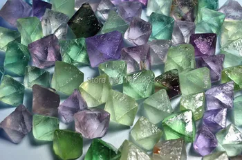 

8sides natural fluorite quartz crystal point specimen free-shipping