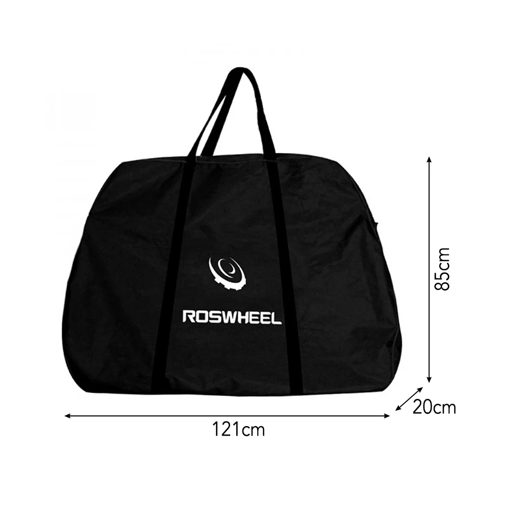 ROSWHEEL Дорожный Чехол для велосипеда, складная транспортная сумка, сумка-переноска для горной дороги, чехол для переноски велосипеда с вилкой, протектор