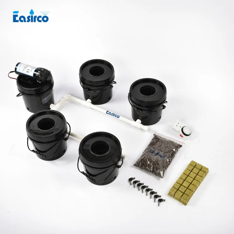 

10cm net cup 5x5L aeroponics system Cloner bucket. DWC.Free shipping