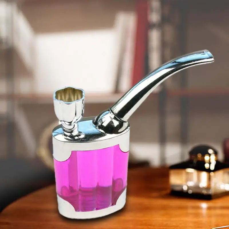 5 цветов Топ дизайн двойного назначения воды табачная трубка держатель для сигарет жидкий фильтр для курения зажигалки аксессуары для курения
