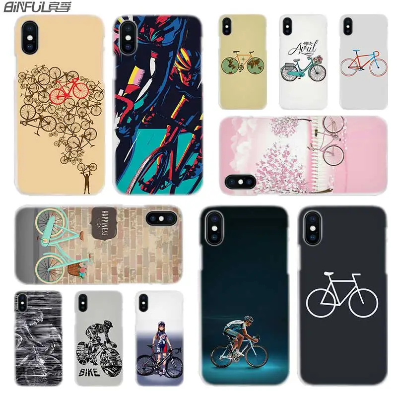

BINFUL iphone case cover transparent for iPhone X XR XS Max 8 7 6s 6 Plus 5 5s XI R 2019 4s BIKE CYCLING