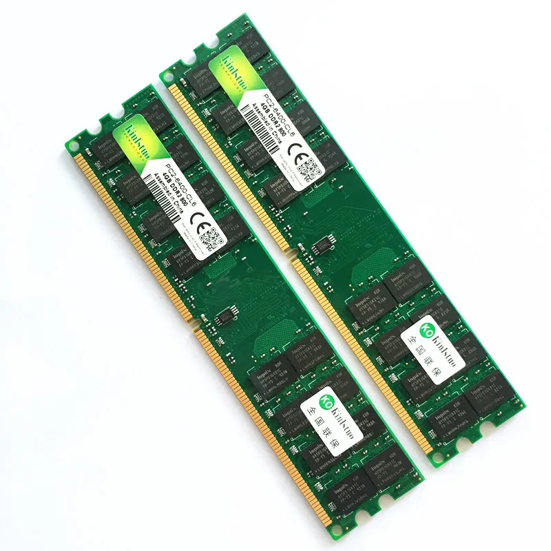 Бесплатная доставка! Оперативная память для материнской платы AMD 8 Гб (4 X 2 ) DDR2 800 PC2