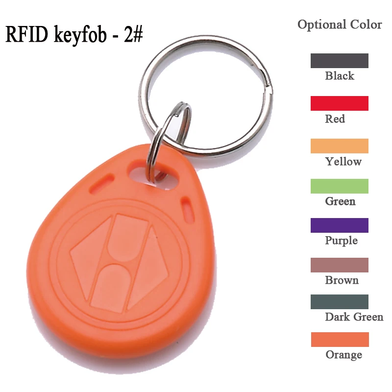 100 шт. rfid 125 кГц только для чтения брелок карты em4100 совместимо различных цветов на